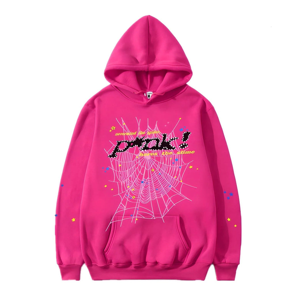 "Sp5der-Hoodie" Pink