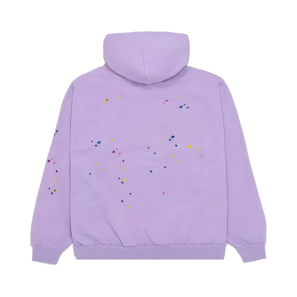 "Sp5der-Hoodie" Lila