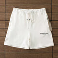"essence" shorts white