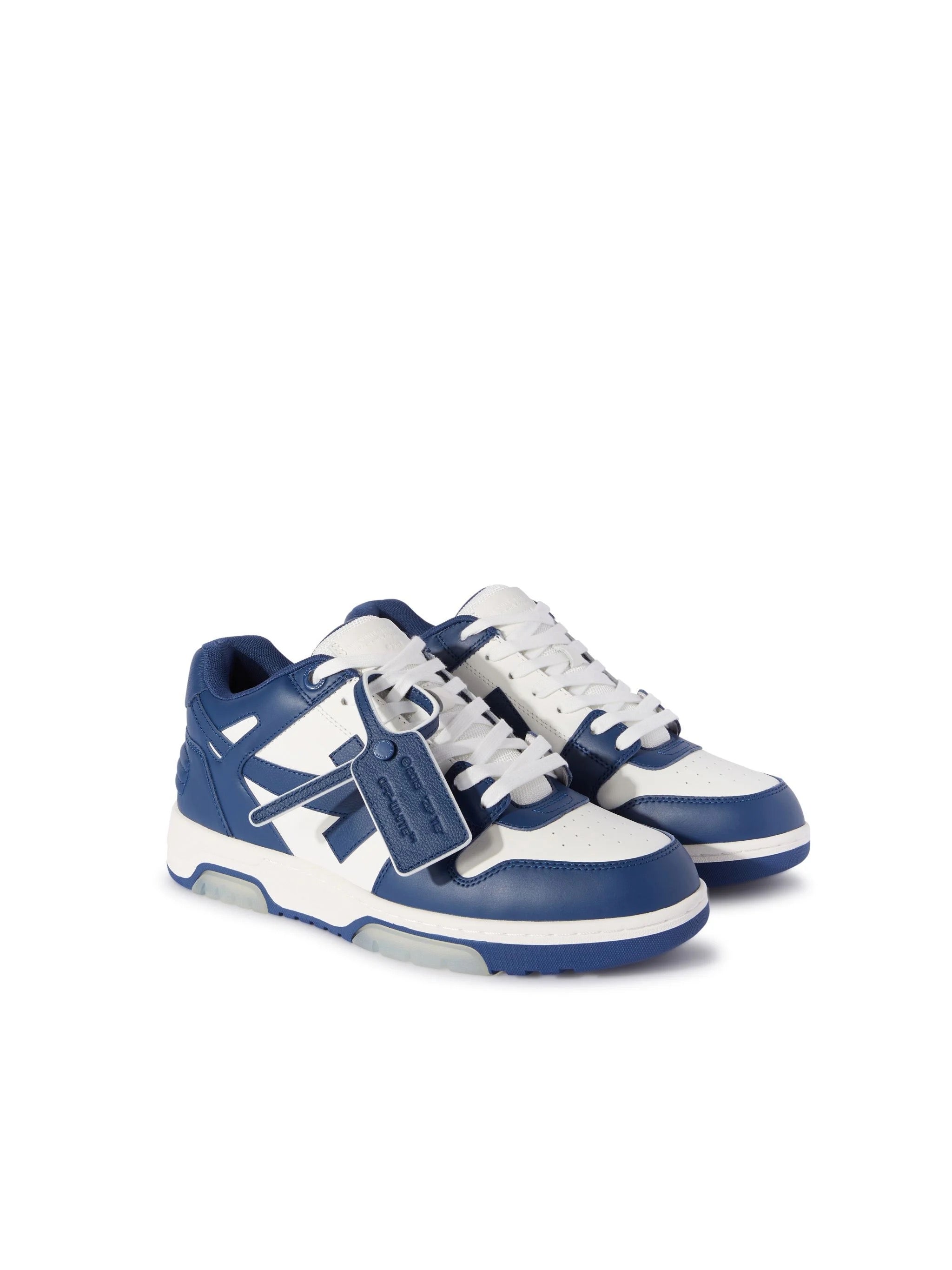 "Off-Sneaker" Blue and White